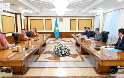رئيس وزراء كازاخستان يستقبل وزير الصناعة والثروة المعدنية