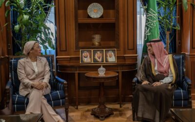 وزير الدولة للشؤون الخارجية يستقبل الأمينة التنفيذية لاتفاقية الأمم المتحدة لمكافحة التصحر