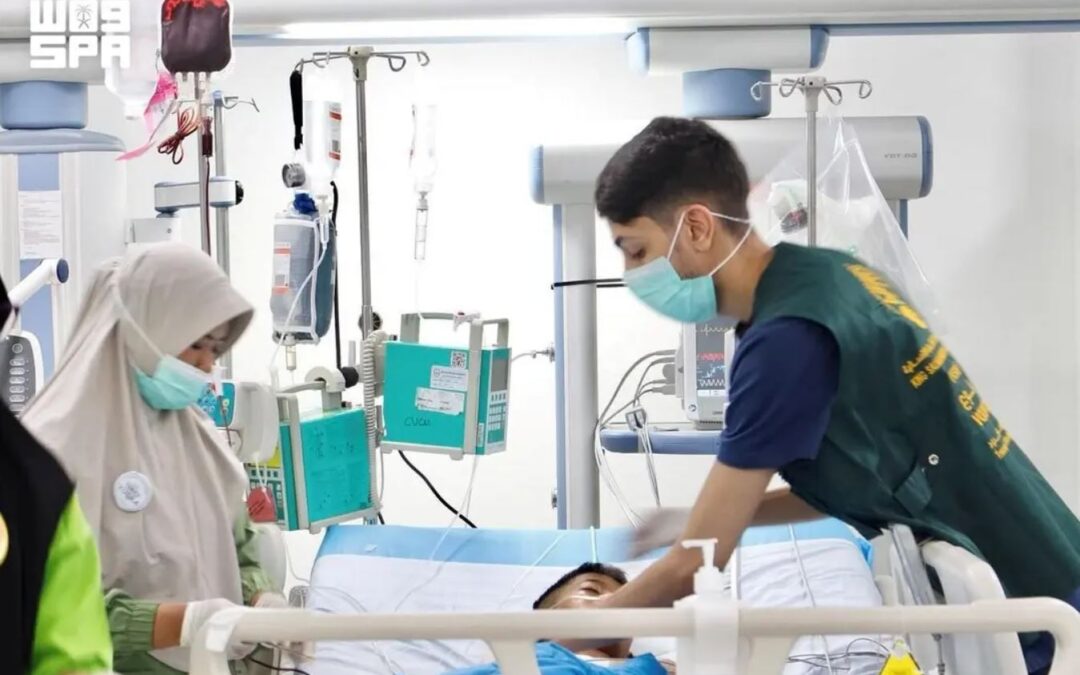إغاثي الملك يدشن مشروع طبي تطوعي لجراحة القلب للأطفال في إندونيسيا