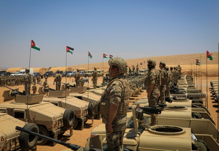 الجيش الأردني يُسقط 10 صواريخ إيرانية اخترقت المجال الجوي