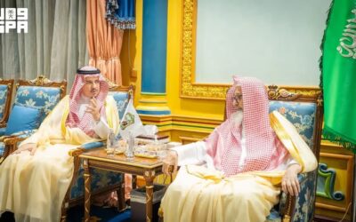المفتي العام يستقبل رئيس ديوان المظالم في مكتبه بالرياض