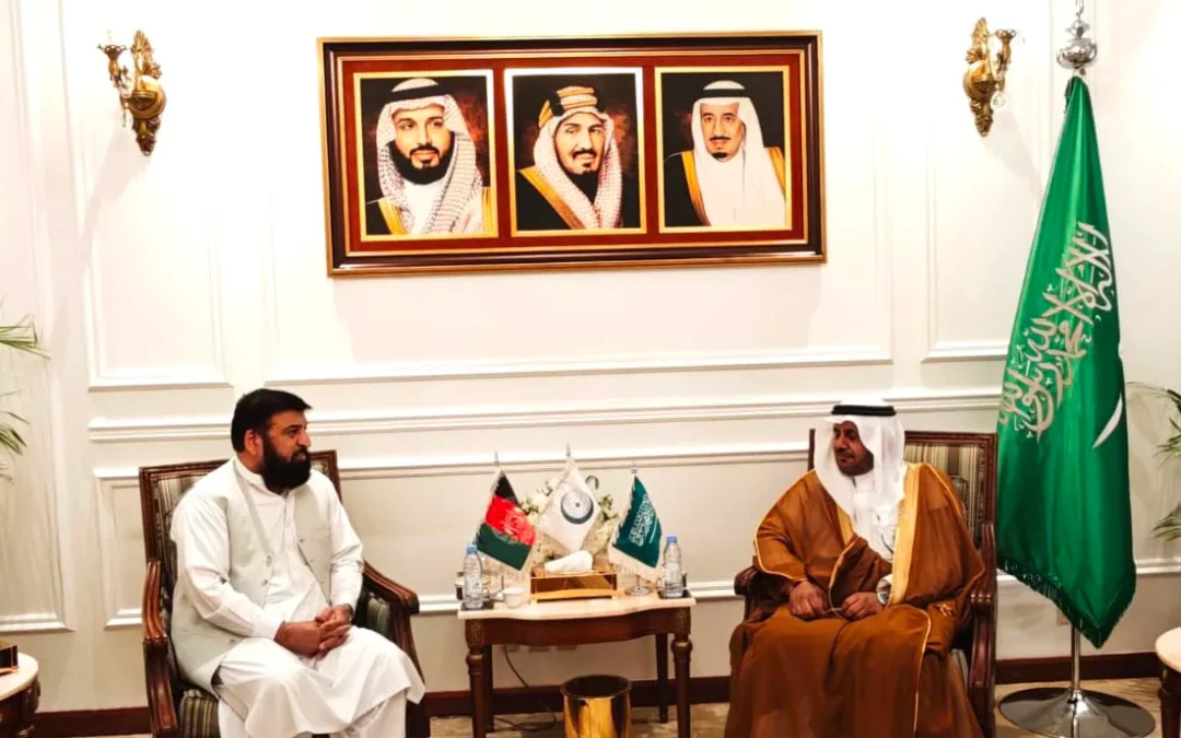 المندوب السعودي لدى التعاون الإسلامي يستقبل نظيره الأفغاني في جدة