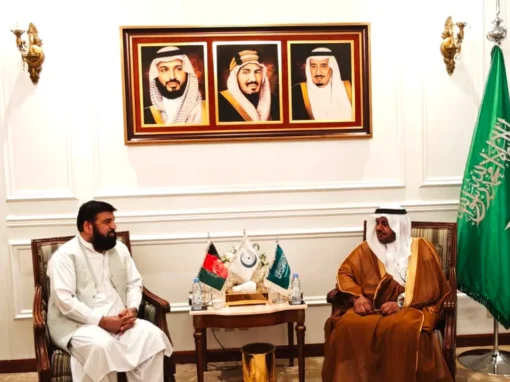 المندوب السعودي لدى التعاون الإسلامي يستقبل نظيره الأفغاني في جدة