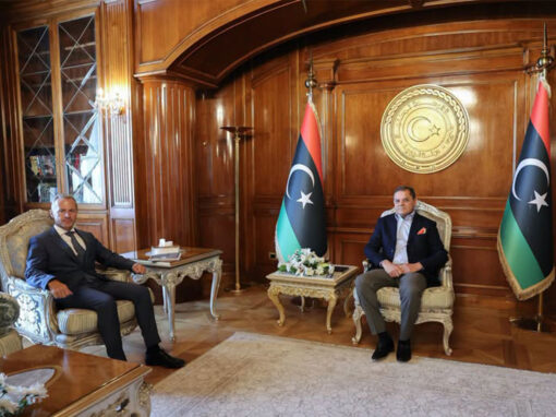 الدبيبة والمنفي يبحثان مع مبعوث فرنسي توحيد مؤسسات الدولة في ليبيا