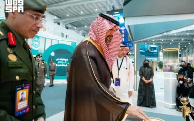 مساعد وزير الداخلية يدشّن جناح الوزارة في «ليب 2026» بشعار «حلول تقنية لوطن آمن»