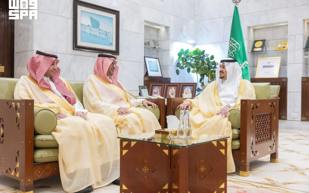 نائب أمير الرياض يستقبل رئيس النيابة العامة بالمنطقة الجديد