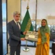 الأميرة سارة بنت بندر تبحث انضمام أذربيجان إلى المجلس الدولي للتمور