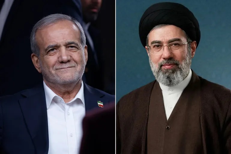 لقاء الساعات الـ7 بين بزشكيان ومجتبى خامنئي