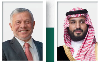 ولي العهد يتلقى رسالة خطية من ملك الأردن