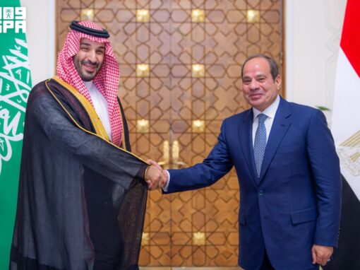 ولي العهد يلتقي الرئيس المصري ويعقدان لقاءً ثنائيًا وجلسة مباحثات موسعة