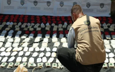 سوريا تُحبط تهريب 44 كجم من الحشيش و218 ألف حبة كبتاغون إلى الأردن